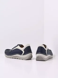 Japura - blauw leer