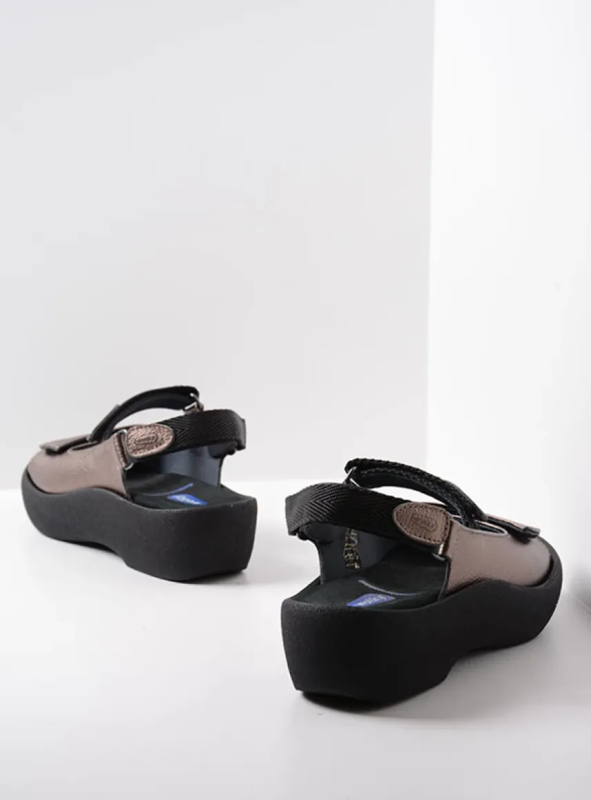 Jewel - brons leer