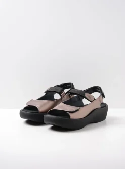 Jewel - brons leer