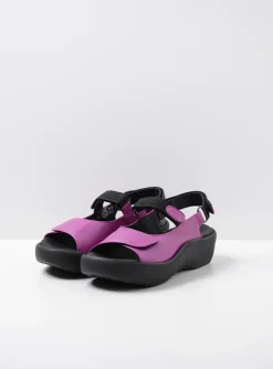 Jewel - fuchsia leer