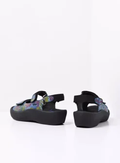 Jewel - jeansblauw/multi leer