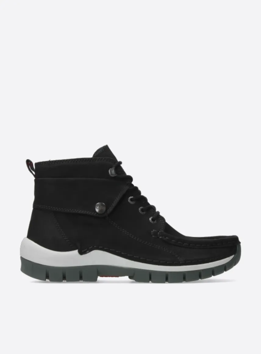 Jump - zwart grijsgroen nubuck