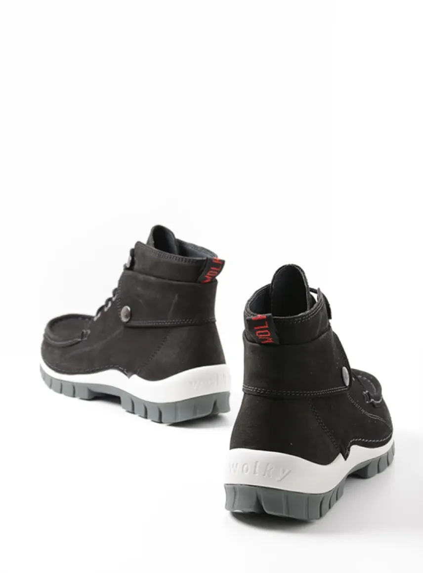 Jump - zwart grijsgroen nubuck