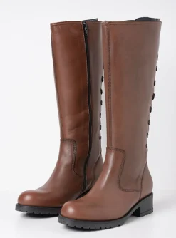 Lascana F2F - cognac leer