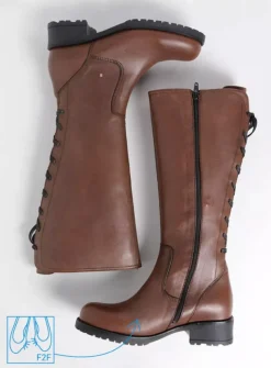 Lascana F2F - cognac leer