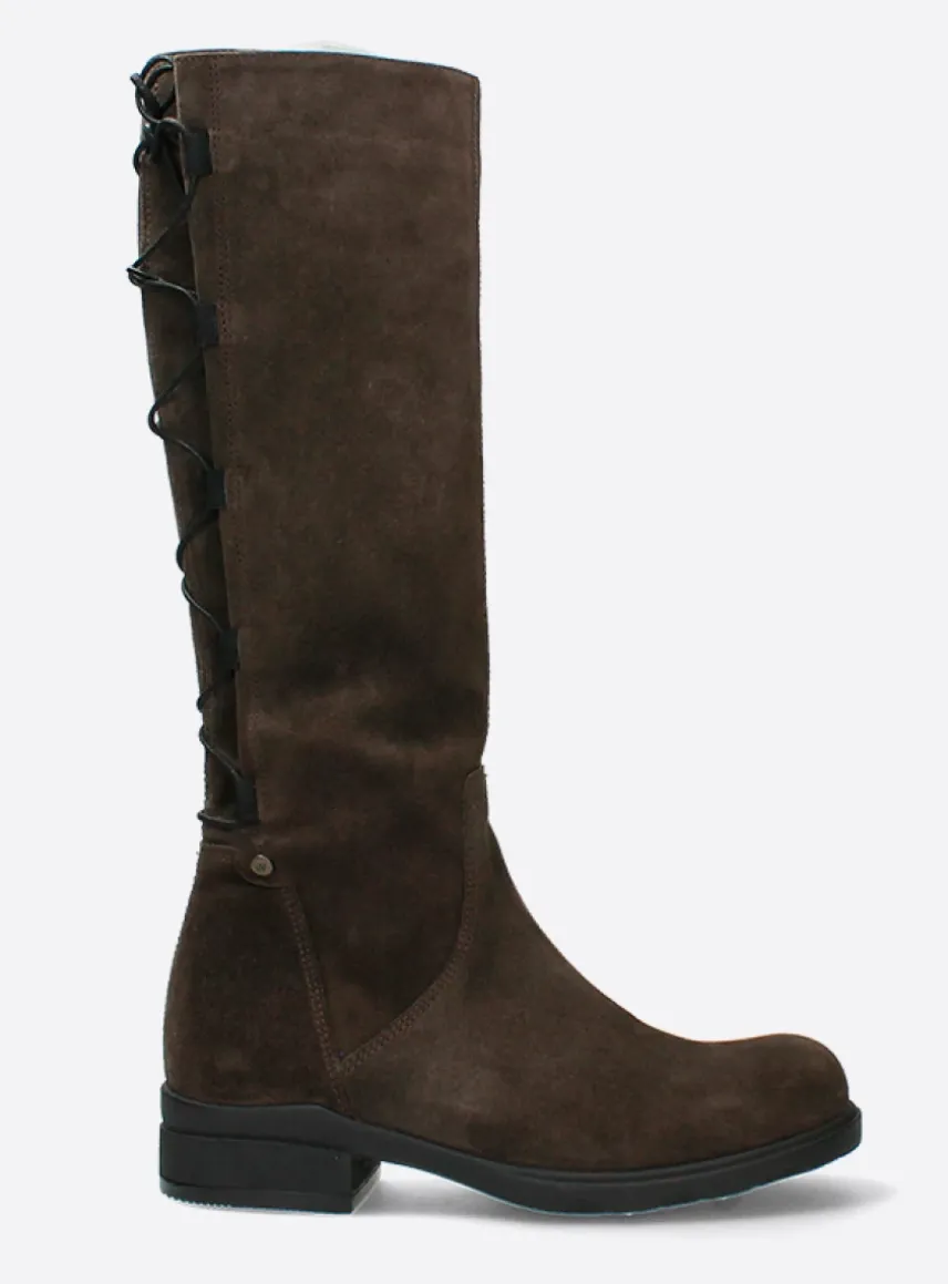 Longview - donkerbruin suede