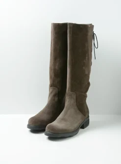 Longview - donkerbruin suede