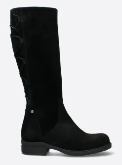 Longview - zwart suede