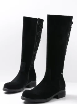 Longview - zwart suede