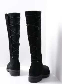 Longview - zwart suede