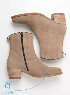 Lubbock HV - taupe zomer suede