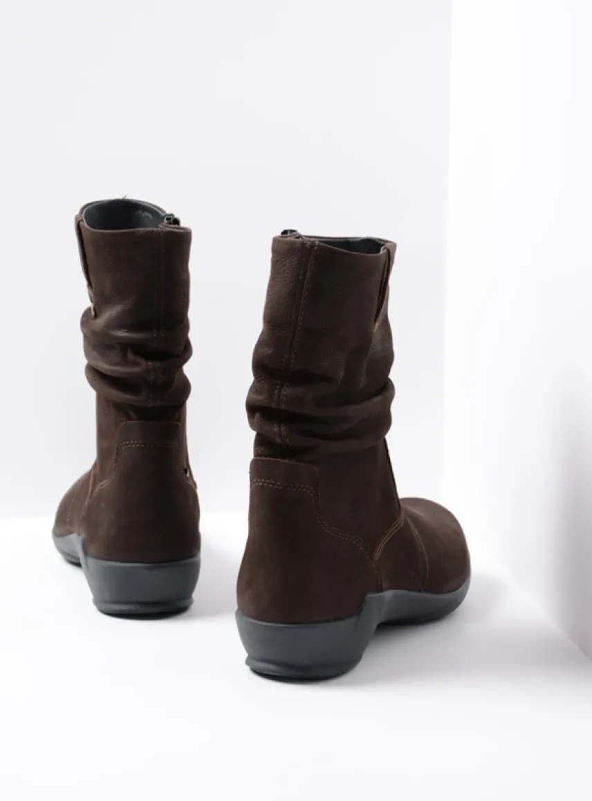 Luna - bruin nubuck