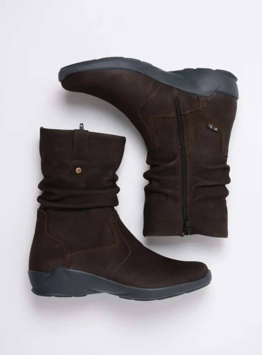 Luna - bruin nubuck