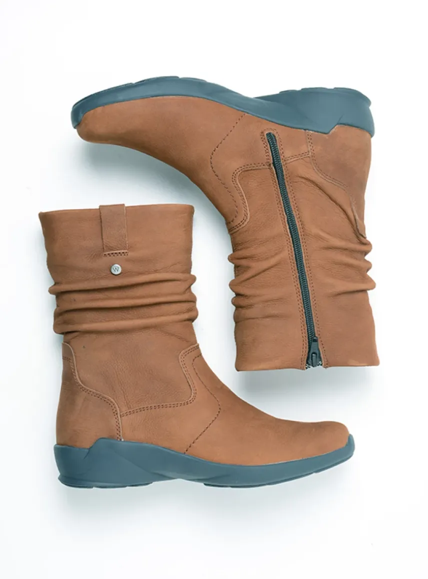 Luna - cognac nubuck