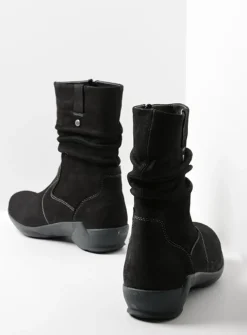 Luna - zwart nubuck