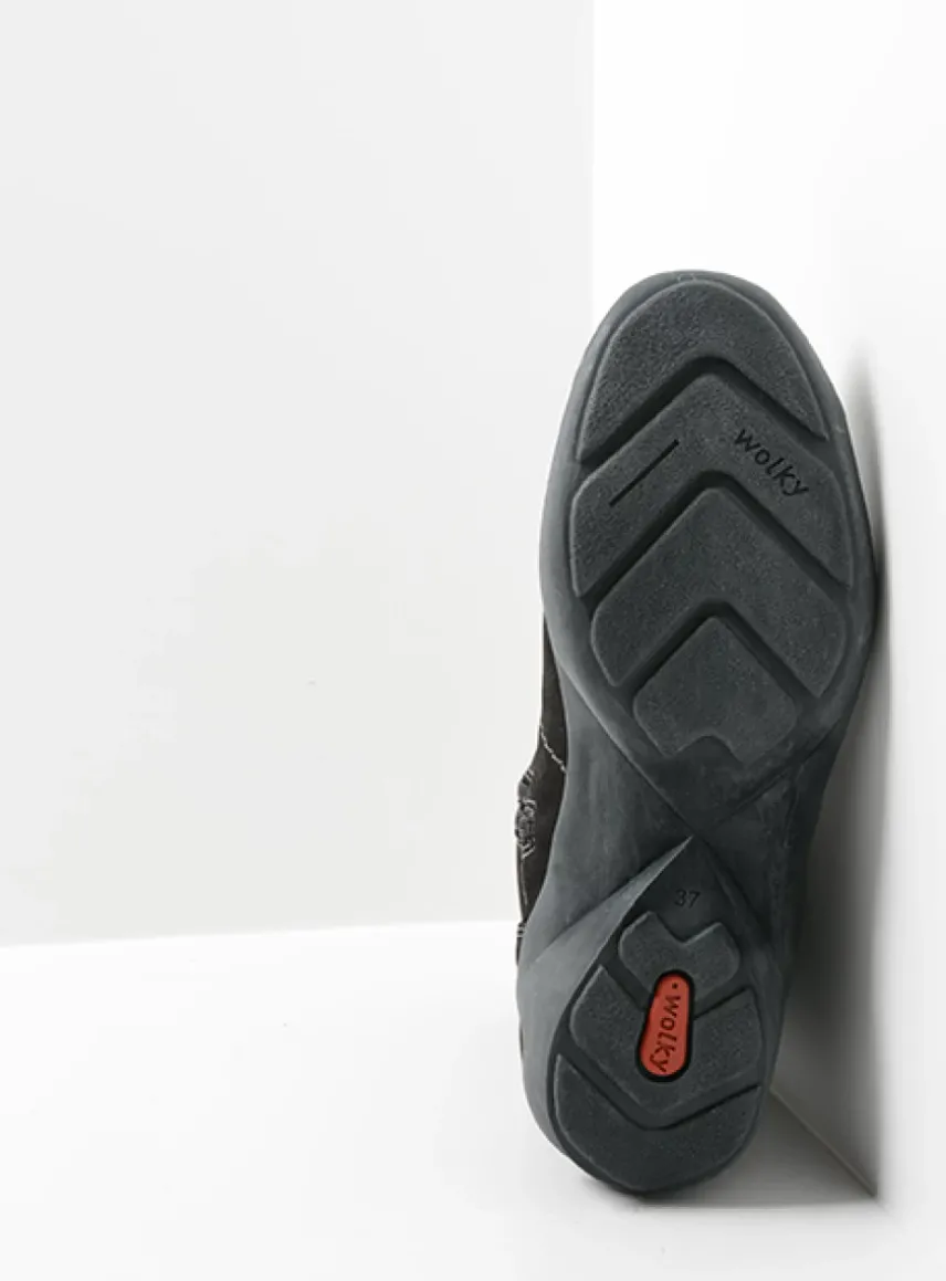 Luna - zwart nubuck