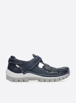 Move - blauw zomer leer