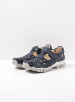 Move - blauw zomer leer