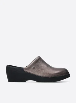 Multi Clog - brons leer
