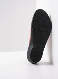 Multi Clog - rood leer