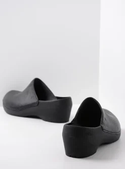 Multi Clog - zwart leer