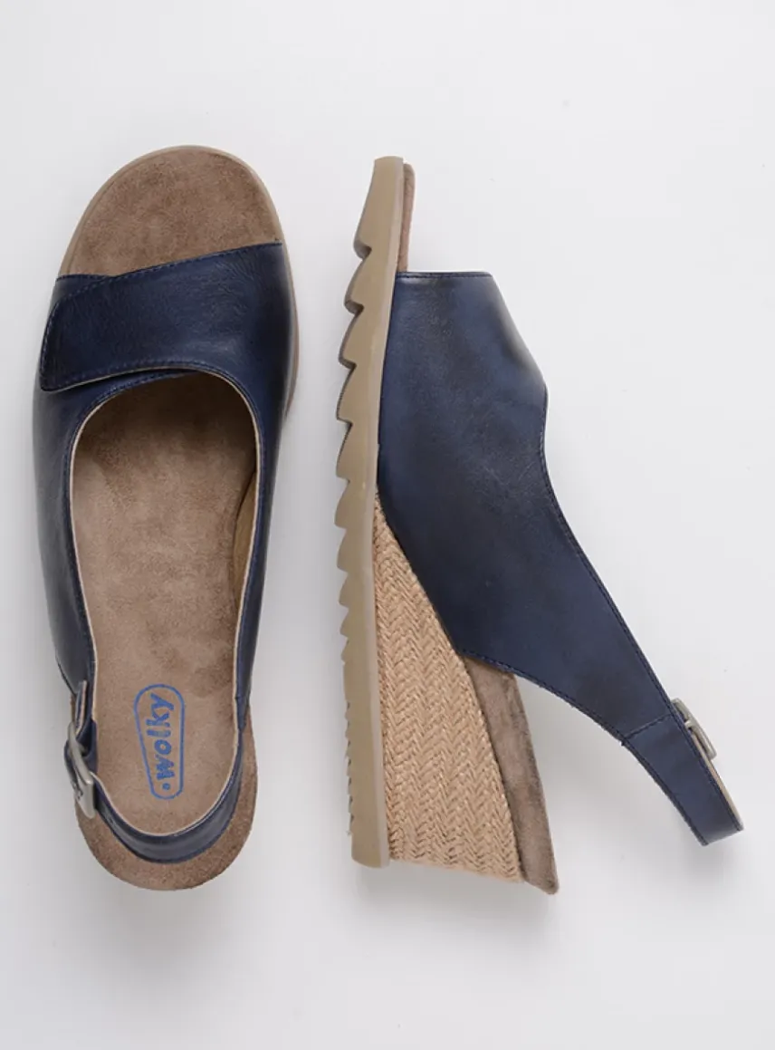 Murcia - blauw leer