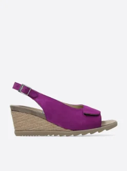 Murcia - fuchsia suede