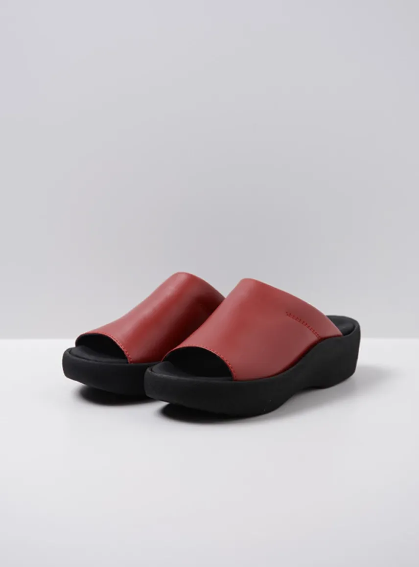 Nassau - rood leer