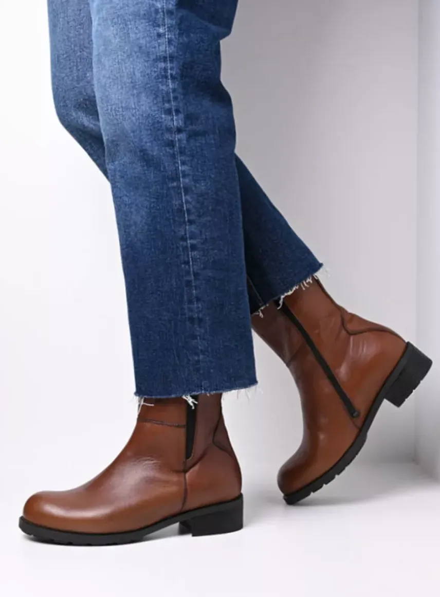 Neola HV - 20430 cognac leer