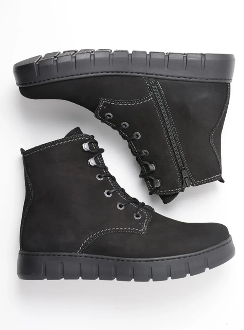New Wave - zwart nubuck