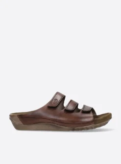 Nomad - cognac geolied leer