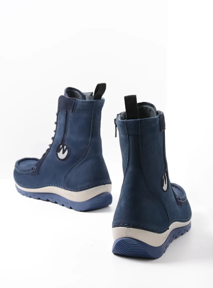 Ocean - denim nubuck
