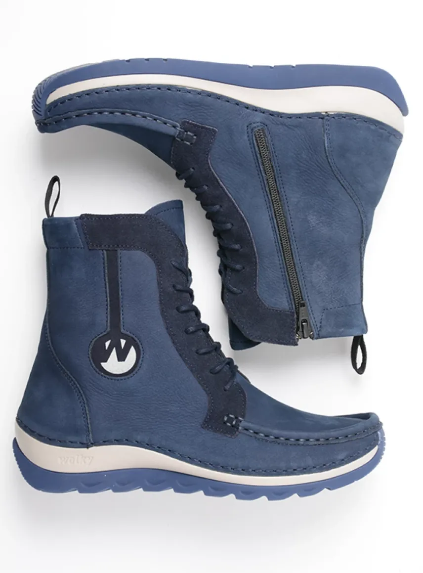 Ocean - denim nubuck