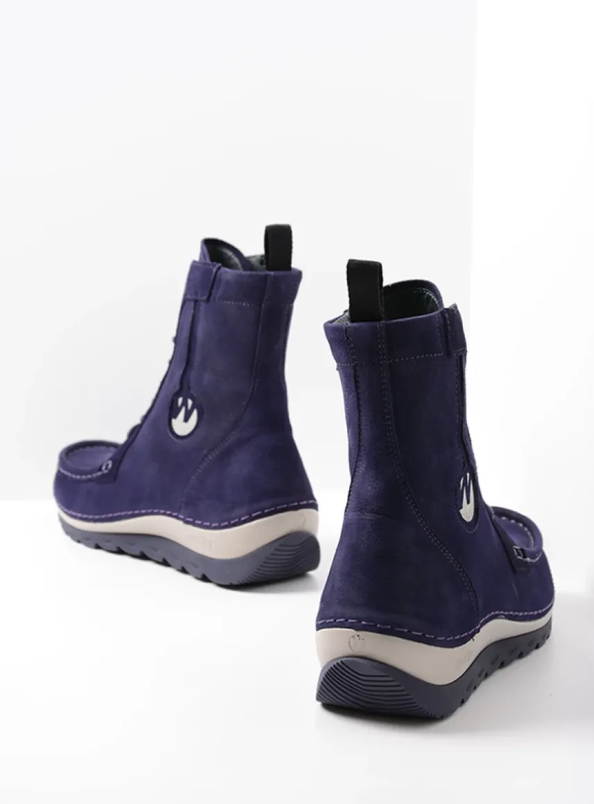Ocean - paars nubuck
