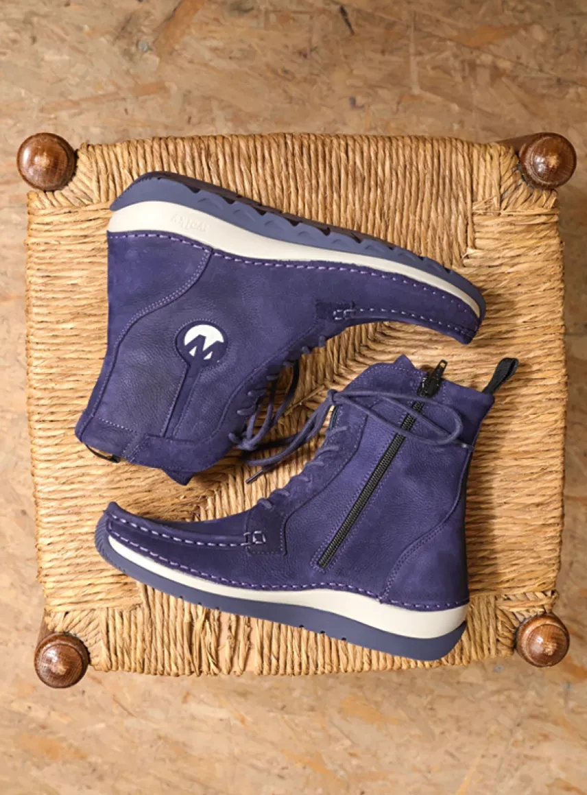 Ocean - paars nubuck