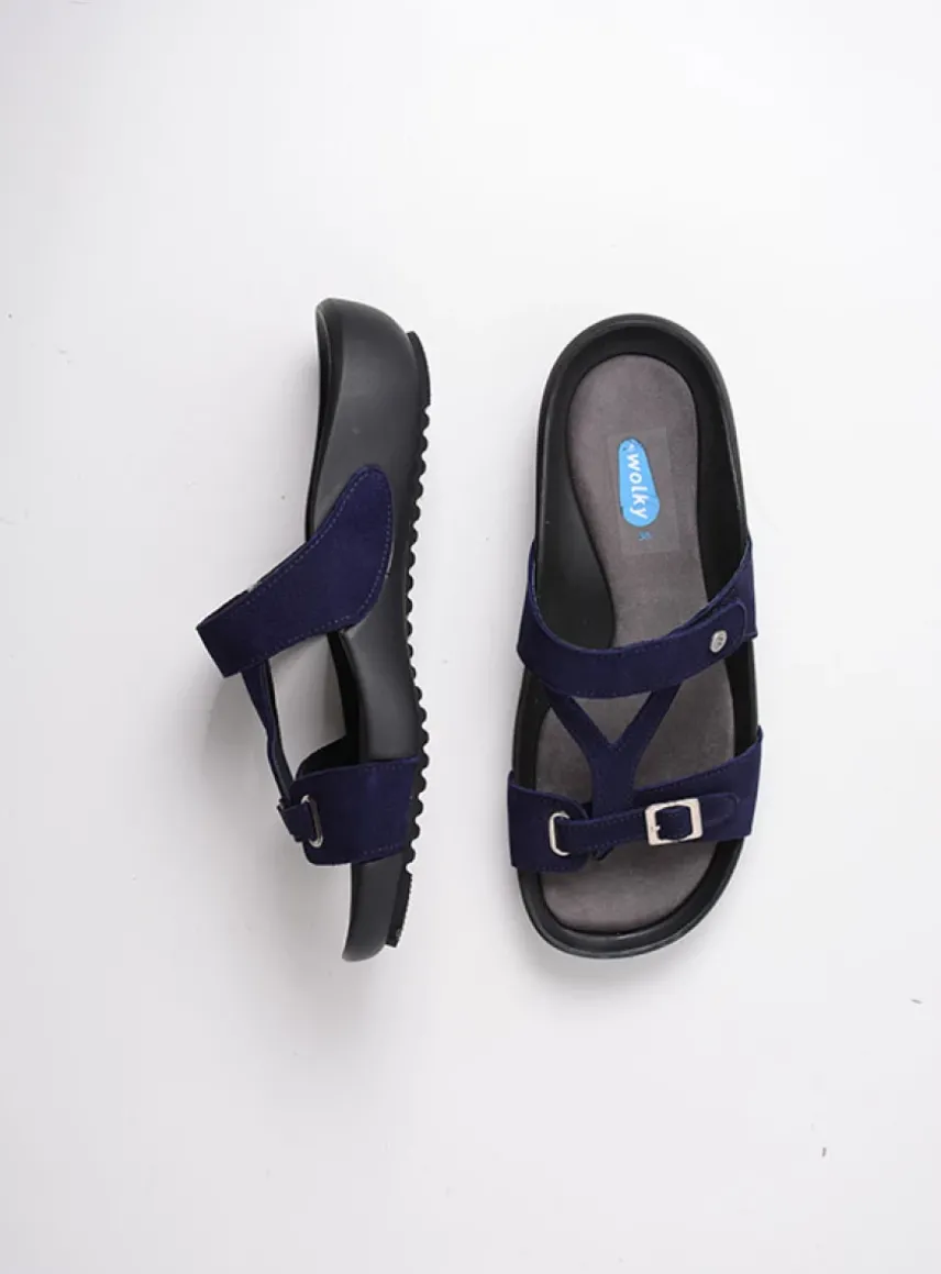 O'Connor - paars nubuck