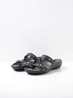 O'Connor - zwart/blauw suede