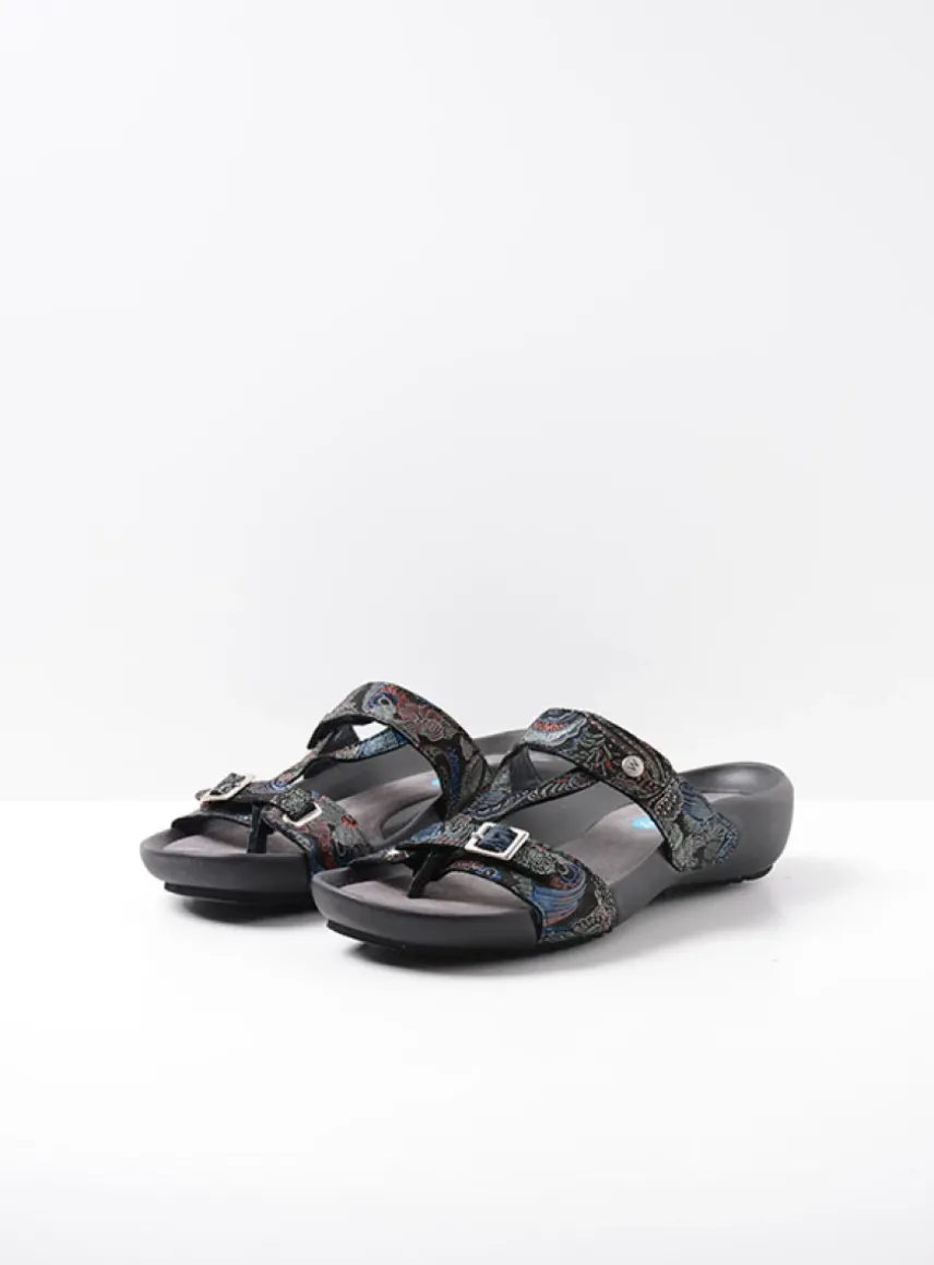 O'Connor - zwart/blauw suede