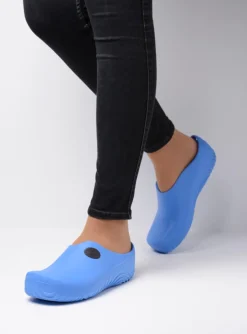 OK Clog-Klomp - sky-blue PU