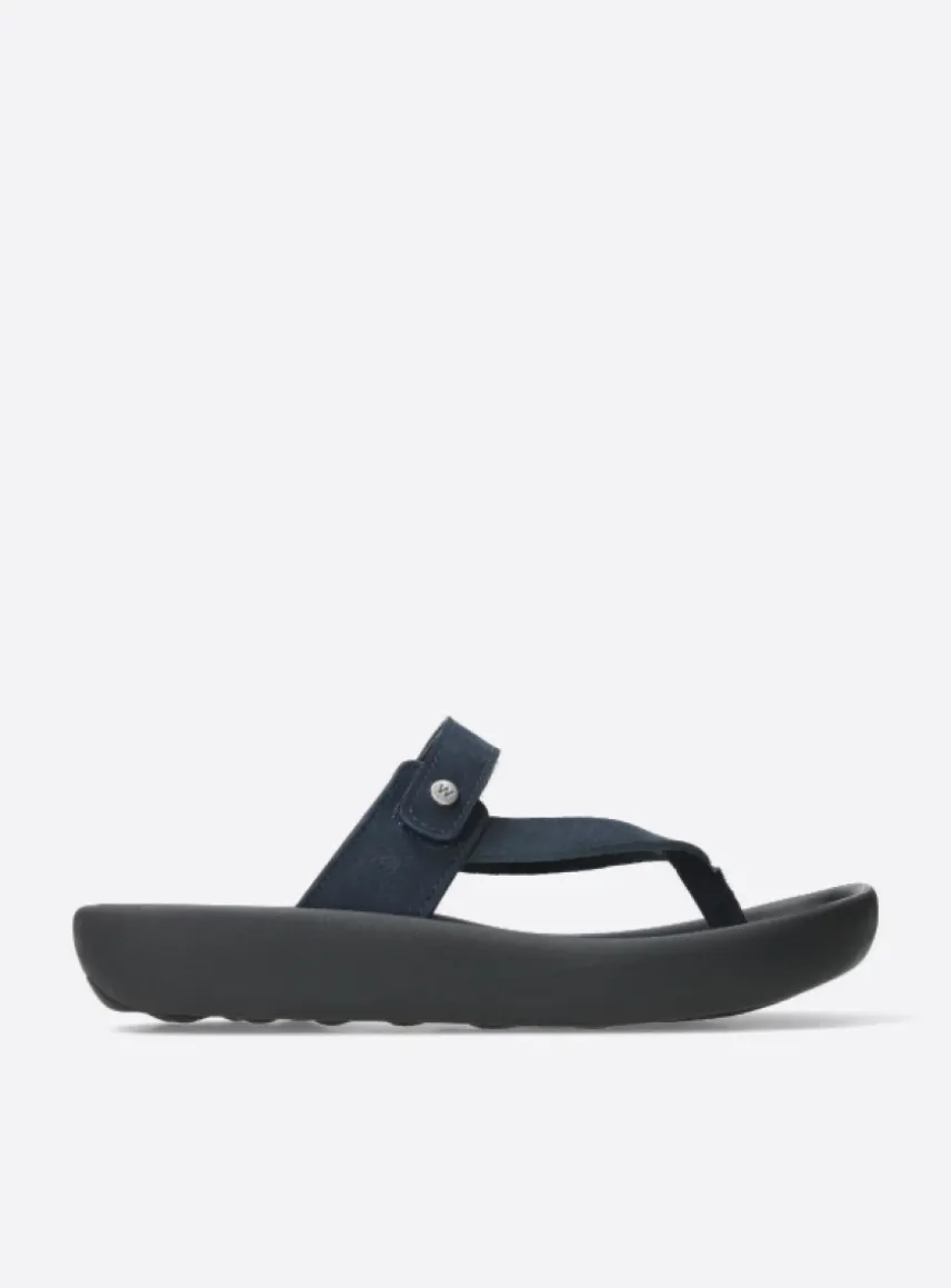 Peace - blauw nubuck