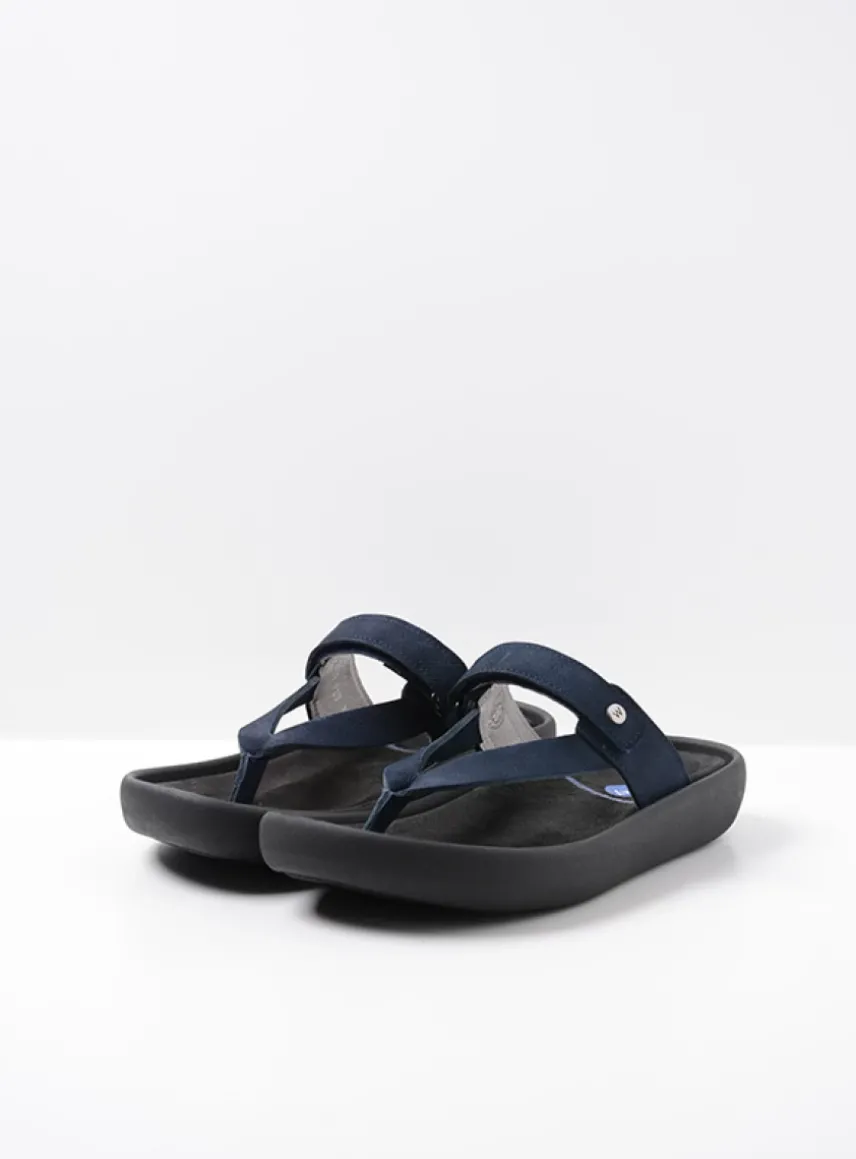 Peace - blauw nubuck