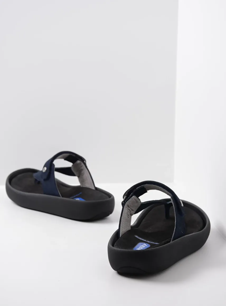 Peace - blauw nubuck