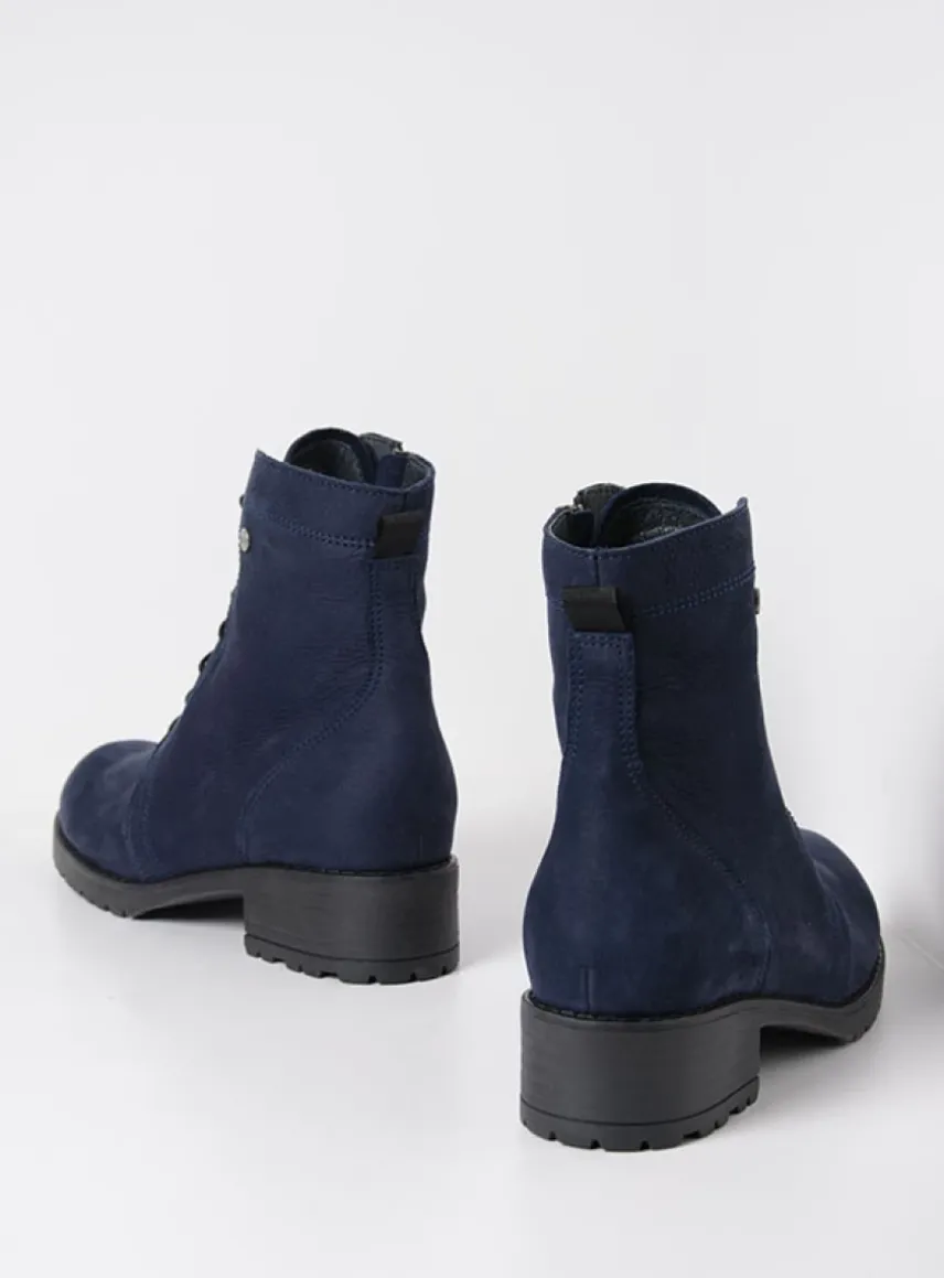 Quinta F2F - blauw nubuck