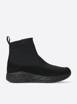 Rebound S2F - zwart stretch suede