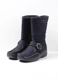 Roll Jacky - blauw nubuck