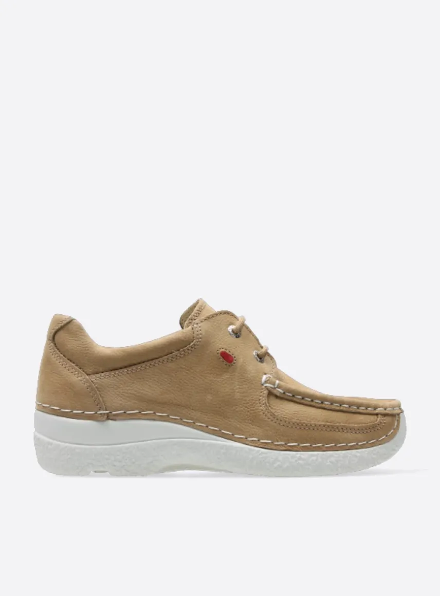 Roll Shoe - beige nubuck