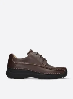 Roll Shoe Men - bruin leer