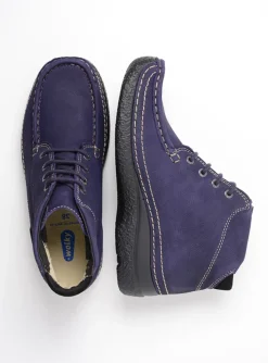 Roll Shoot - paars nubuck