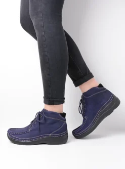 Roll Shoot - paars nubuck