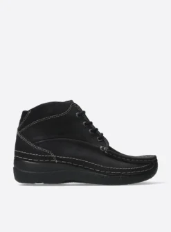 Roll Shoot - zwart nubuck